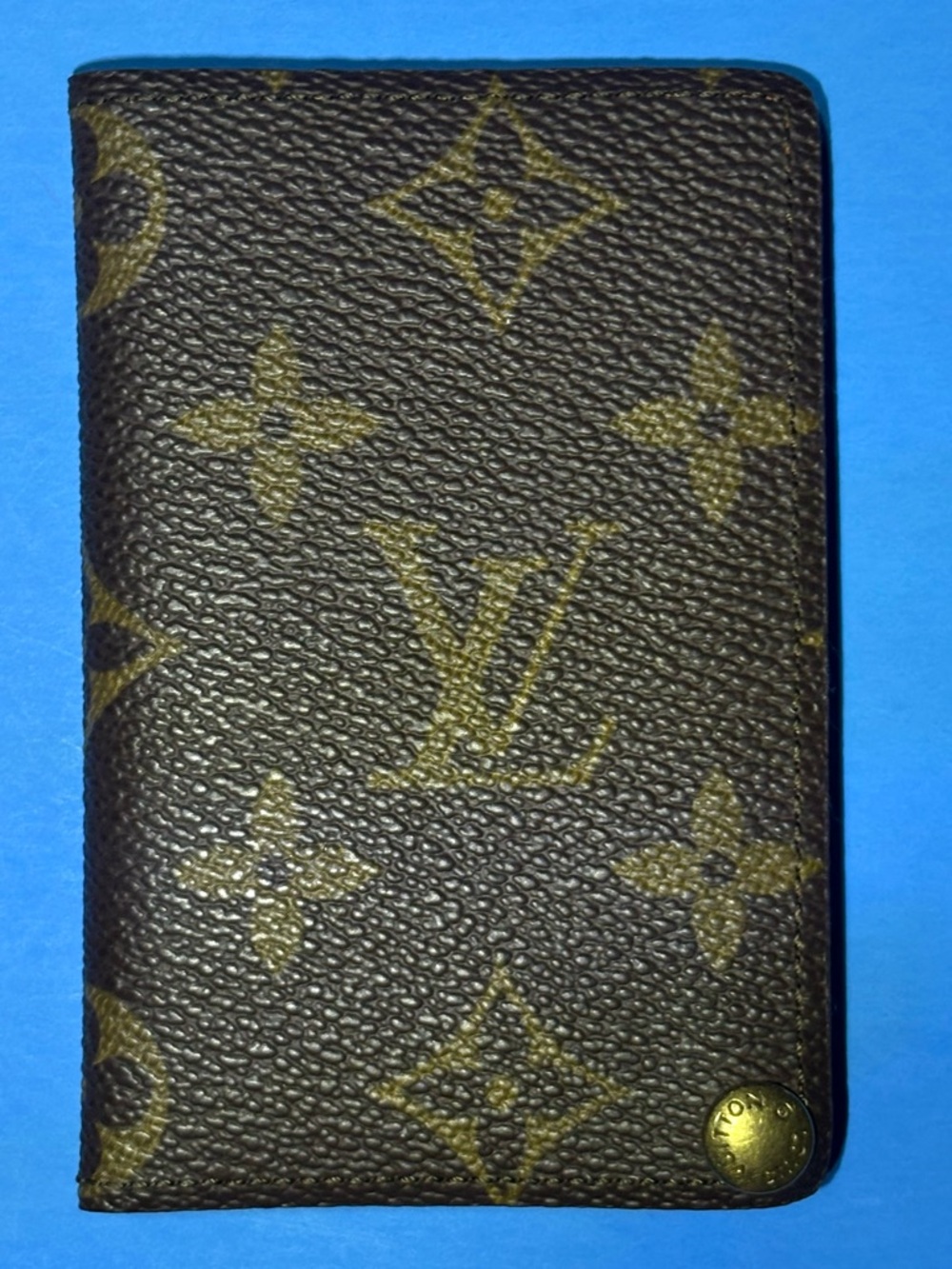 💯 Authentic Louis Vuitton Monogram Canvas Cardholder - Brown/Gold Monogram - Picture 3 of 9